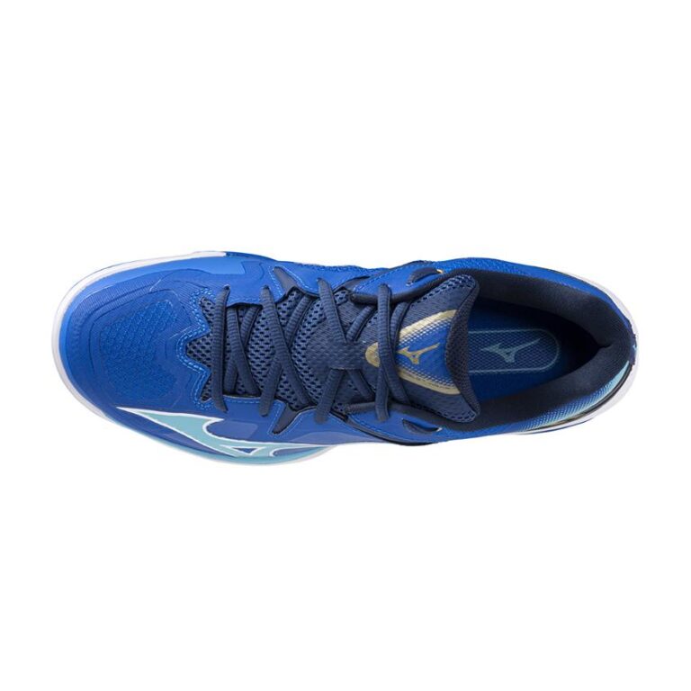 Giày Mizuno Wave Claw 3 - Xanh Trắng Xanh - Hình ảnh 4