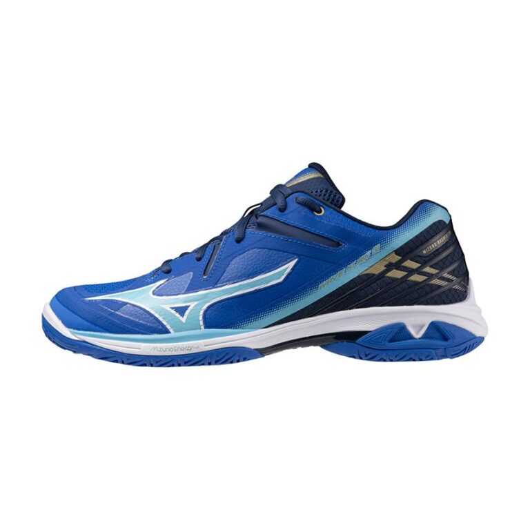 Giày Mizuno Wave Claw 3 - Xanh Trắng Xanh - Hình ảnh 3
