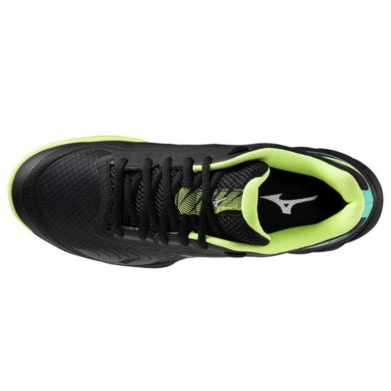 Giày cầu lông Mizuno Wave Fang EL 2 - Đen Trắng Vàng