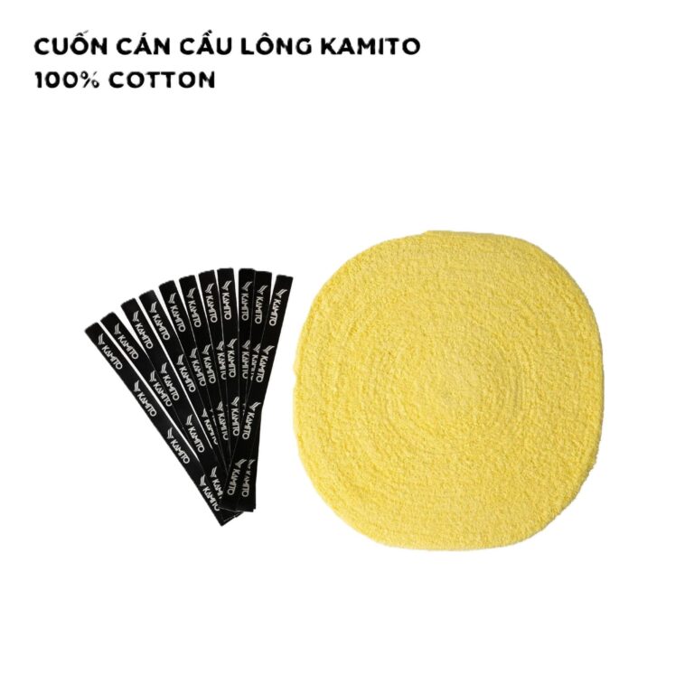 Cuốn cán cầu lông Kamito 100% cotton - Hình ảnh 4
