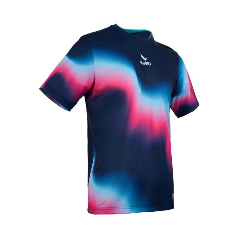 Áo bóng bàn Kamito Flash Wave Navy - Hình ảnh 4