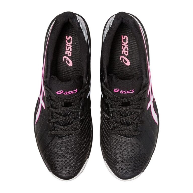 Giày Asics Solution Swift FF - Black/Hot Pink - Hình ảnh 8