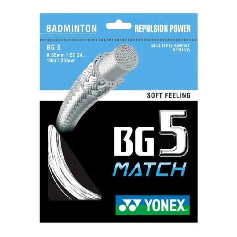Dây Cước Đan Vợt Yonex BG 5 - Trắng