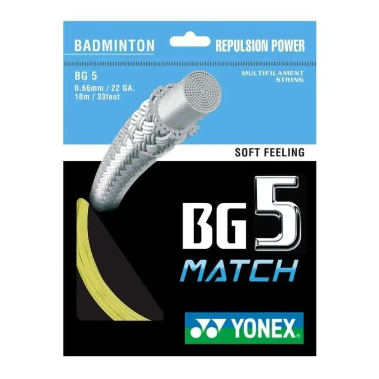 Dây Cước Đan Vợt Yonex BG 5 - vàng