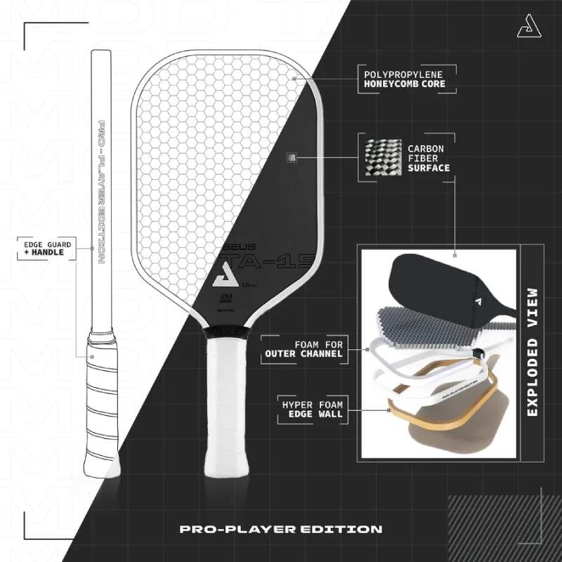 Bề Mặt Cacbon Tích Điện Vợt Pickleball Joola Perseus 