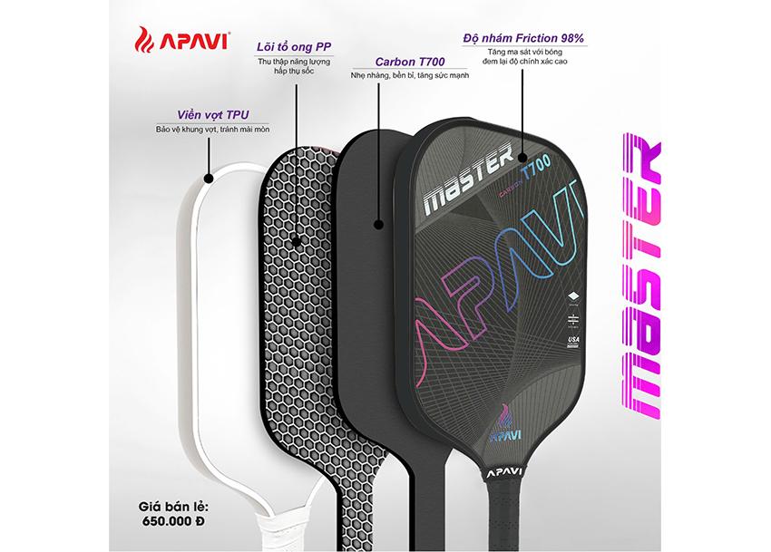 Vợt Pickleball Apavi MASTER