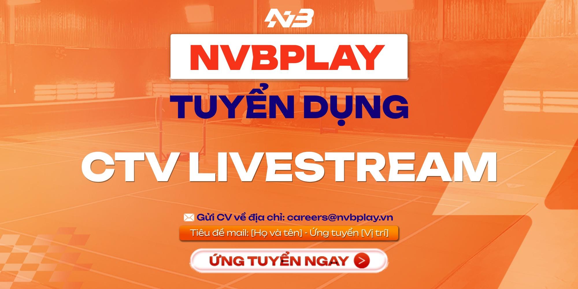 Tuyển dụng tháng 4 - CTV Livestream