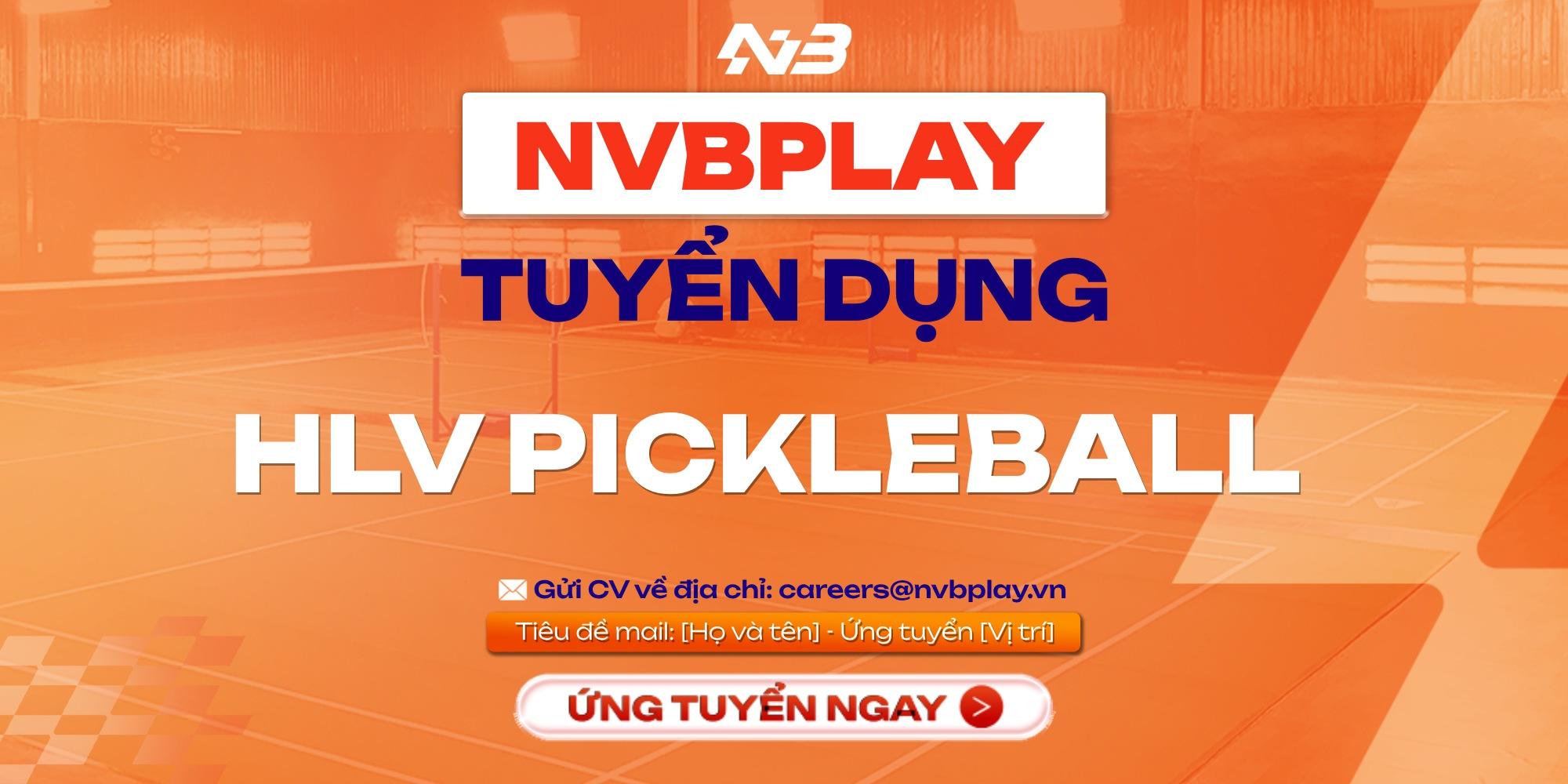 Tuyển dụng tháng 4 - Huấn luyện Pickleball